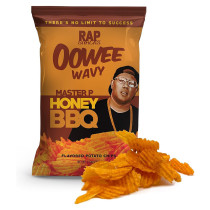 Rap Snacks (US) - Master P Honey BBQ Chips - Display of 24 (MSRP $5.00ea)