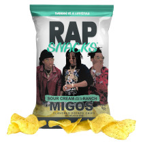 Rap Snacks (US) - Migos Sour Cream Ranch - Display of 16 (MSRP $6.50ea)