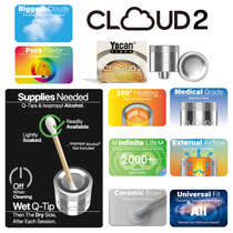 Yocan Black - Cloud Coil 2 - Single (MSRP $30.00)