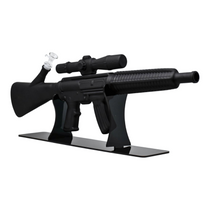 23" Bullet Blizzard Machine Gun Water Pipe - with 14M Bowl & Stand (MSRP $150.00)