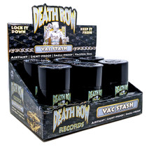 Death Row Records - Vacuum Stash Jar - Black - Display of 6 (MSRP $7.00ea)