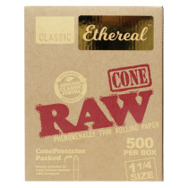 RAW® - Pre-Rolled Ethereal 1¼ (BULK) - Box of 500 (MSRP $200.00)