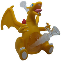 6" Silicone Fire Dragon Water Pipe - with 14M Bowl & 4mm Banger (MSRP $30.00)