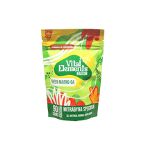 Kratom Extract Powder Capsules by Vital Elements 90ct *Drop Ship* (MSRP $10.99)