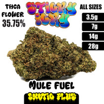 Sticky Icky - THCA Exotic Plus Flower - Mule Fuel (Indica)