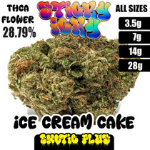 Sticky Icky - THCA Exotic Plus Flower - Ice Cream Cake (Indica)
