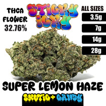 Sticky Icky - THCA Exotic Plus Candy Flower - Super Lemon Haze (Sativa)