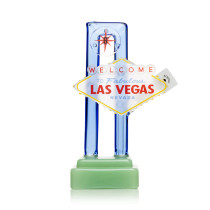 Hemper - 8" XL Las Vegas Sign Water Pipe - with 14M Bowl (MSRP $200.00)