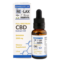 RE-LAX CBD - Full Spectrum Tincture 2000mg 1oz *Drop Ship* (MSRP $100.00)