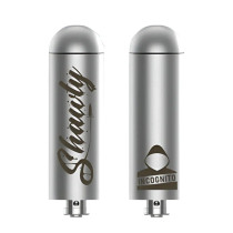Incognito - 510 Dab Cart - Stainless Steel Shawty (2ct) - Display of 8 (MSRP $20.00ea)