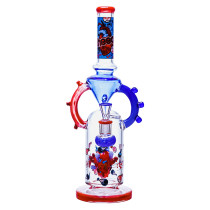 Cheech Glass - 14" Heart Surgeon Weekend Water Pipe - with 14M Bowl (MSRP $150.00)