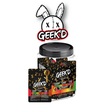 Geek'd Extracts - 24K Gold Series Gummies 750mg 3ct (Jar of 40) *Drop Ship* (MSRP $12.00 Each)