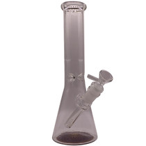 10" Bottom Decal Beaker Water Pipe - with 14M Bowl & 4mm Banger (MSRP $40.00)