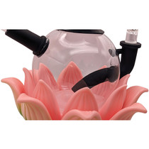 7" High Quality Silicone Lotus Butterfly Water Pipe 14F (MSRP $75.00)