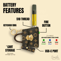 Smyle™ Labs - Puresjamin Purse Carto Battery - Assorted (MSRP $24.99)