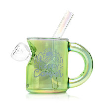 Hemper - Happy Camper Mug Water Pipe - With 14M bowl & 4mm Banger (MSRP $60.00)