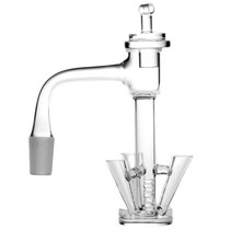 3.8" Multi Funnel Quartz Banger Set - 14M90 (MSRP $25.00)