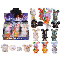 5.7" 4 Part Sad Bear Grinder - Display of 6 (MSRP $12.00ea)