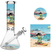 10" Alien Chillin Beaker Water Pipe - with 14M Bowl (MSRP $30.00)