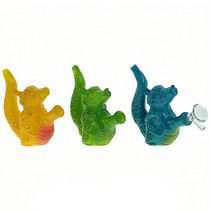 4.5" Assorted Dino Water Pipe - with 14M Bowl (MSRP $20.00)