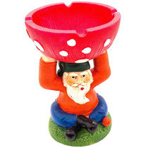 5" Resin Mushroom Gnome Ash Tray (MSRP $10.00)