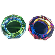 4" High Quality Assorted Gem Cut Ash Tray (MSRP $10.00)