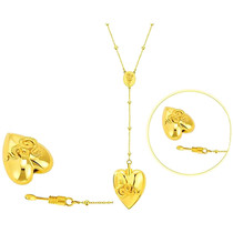 1.8" Heart Shaped Mini Spoon Necklace Set (MSRP $40.00)