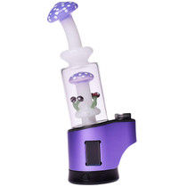 Puffco Peak Compatible Topper - 6.5" Mushroom Perc (MSRP $60.00)