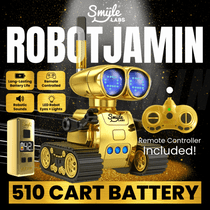 Smyle Labs - Robotjamin Robot Controlled Robot and Cart Battery - Golden Edition (MSRP $84.99)