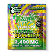 Wunder - High Potency Entheogenic Mushroom Gummies 2ct (Display of 15) *Drop Ship* (MSRP $6.99 Each)
