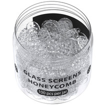 Glass Screens - 0.3" Honeycomb - 100pc Jar (MSRP $45.00)
