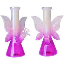 8.7" Assorted Electro Plated Fairy Beaker Water Pipe - with 14M Bowl (MSRP $75.00)