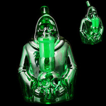 5" Assorted Color Death Water Pipe - with 14M Bowl & 4mm Banger (MSRP $30.00)