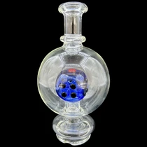 Puffco Peak & Peak Pro Compatible Replacement Glass - 6" Assorted Dice Perc (MSRP $60.00)