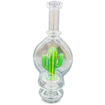 Puffco Peak & Peak Pro Compatible Replacement Glass - 6" Assorted US Cactus Perc (MSRP $70.00)
