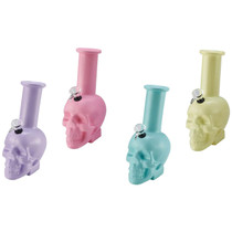 6" Soda Lime Mini Skull GOR Water Pipe - Pastel (MSRP $15.00)