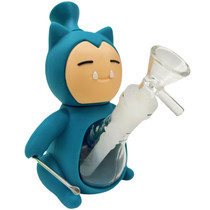 5.7" Silicone Fat Cat Water Pipe with 14M Male Bowl (MSRP $30.00)