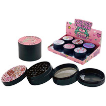 2.5" Valentine 4 Part Grinder - Display of 6 (MSRP $5.00ea)