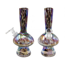 8" Flying Saucer Soft Glass - Water Pipe With 14M Bowl (MSRP $40.00)