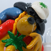 Dogg Lbs - 5" Doggystyle Dogg House Clay Water Pipe - with 14M Banger (MSRP $74.99)