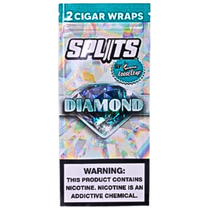 Looseleaf - Splits Tobacco Wraps (2ct) Box of 20 (Pre-Priced 0.99) - Diamond
