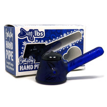 Dogg Lbs - 5" Sitting Frosted Paisley Spoon Hand Pipe with Cap - Blue (MSRP $25.00)