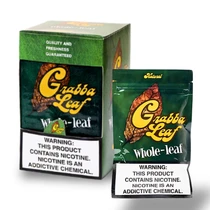 Grabba Leaf - Whole Leaf Tobacco Wrap (1ct) Box of 10 (MSRP $2.50ea)