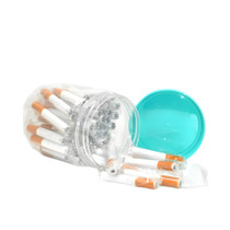 3" Century Smokes Regular Pointed Metal Cig Pipe - 100ct Jar (MSRP $2.00ea)