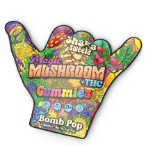 Shaka Sweets - Magic Mushroom + THC Gummies 8ct (Display of 10) *Drop Ship* (MSRP $34.99 Each)