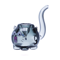Cheech Glass - 3.5" Cats with Attitude Hand Pipe Box Set - 4 Pack (MSRP $79.99)