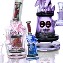 Cheech Glass - 11.5" Powerhouse Rig Water Pipe - with 14M Male Bowl (MSRP $140.00)