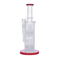 Cheech Glass - 12.5" Snowy Spaceship Water Pipe - with 14M Bowl (MSRP $100.00)