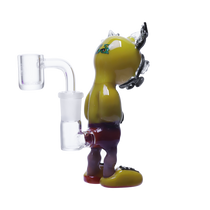 Cheech Glass - 5.5" Gas Man Water Pipe - with 14M Banger (MSRP $80.00)