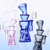 Cheech Glass - 6.7" Mini Vortex Water Pipe - with 14M Banger (MSRP $49.99)